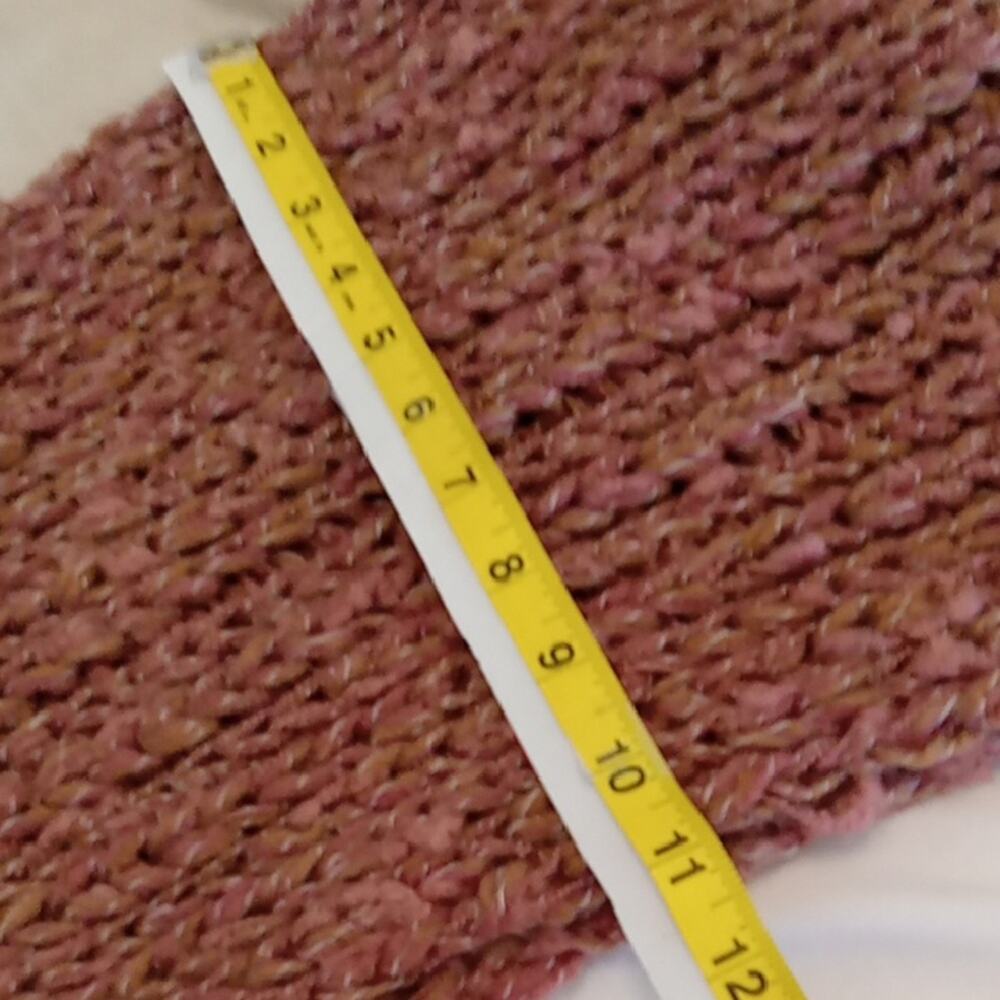 NWT Staring at Star Women's Infinity Cozy Brown Knit Scarf. Versatile, Warm - Picture 8 of 8